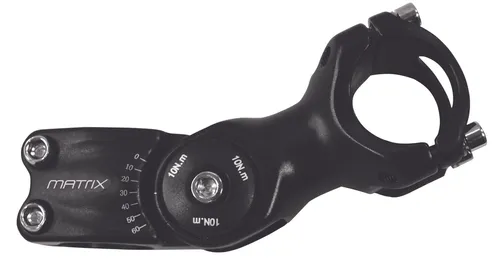 MATRIX Ahead-Vorbau ST16 Alu - Vorbauten, leichter und stabiler Aluminium-Vorbau mit 110 mm Auslage und 31,8 mm Klemmdurchmesser für optimale Kontrolle und Komfort beim Fahren.