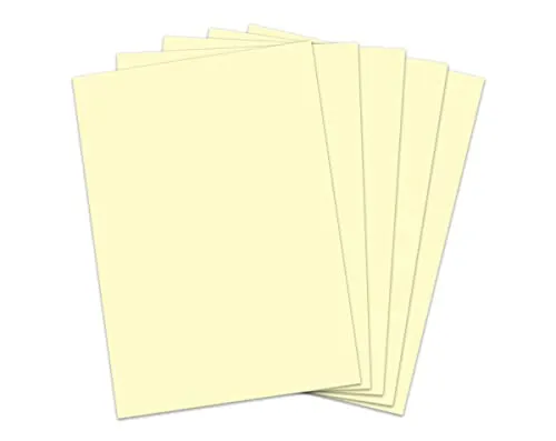 Briefpapier Kopierpapier gelb Briefbogen eibfarbiges Papier 90 g/qm DIN A4 (50 Blätter)