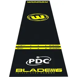 Winmau Dartmatte Pro Zone Essential 8214 | Hochwertiger Dartteppich für Steeldart - Weiteres Zubehör, schützt den Boden und verbessert das Spielerlebnis mit rutschfester Oberfläche und optimaler Größe.