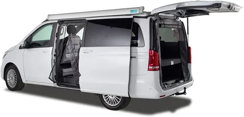 Mayr VanQuito Moskitonetz, Schiebetür links, MB V-Klasse/Vito, Magnet RV, feinmaschig