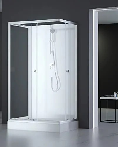 Marwell Komplettdusche White Dream 110x80 cm