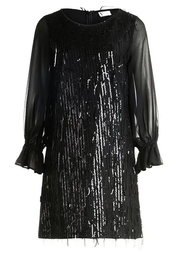 Vera Mont Cocktailkleid im Glitzer-Look – Größe 38, Schwarz in schwarz von Vera Mont