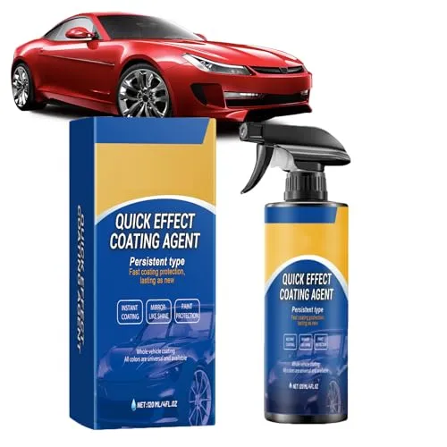 Quick Effect Coating Agent Auto-Beschichtungsspray,3-in-1 Kratzerentferner,Auto Schnellbeschichtung,Nano Spray für Autolackpflege,Lackschutz & Politur,Repariert Kratzer & Abnutzungen
