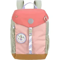 Lässig Big Outdoor Backpack Rucksack für Kinder Sunny Explorer rose/pink - Nachhaltiger 14L Rucksack für Kinder, ideal für Outdoor-Abenteuer. Leicht, robust und mit praktischen Extras wie integrierter Regenhülle und verstellbaren Riemen für optimale Anpassung.