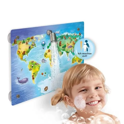 Fredis Kinder-Dusche Motiv 'Welt'