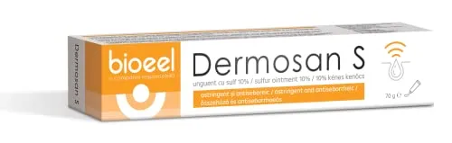 Schwefelsalbe 10% für Milben, Schorfe, Mitesser | Schuppenflechte, Ekzeme, Akne, Dermatitis, trockene Haut 70 g