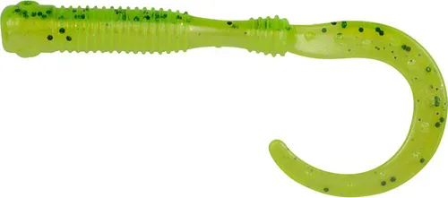 Spro Freestyle Urban Curl 6,5cm - 4 Gummiwürmer Streetfishing, Farbe:Citrus Disco