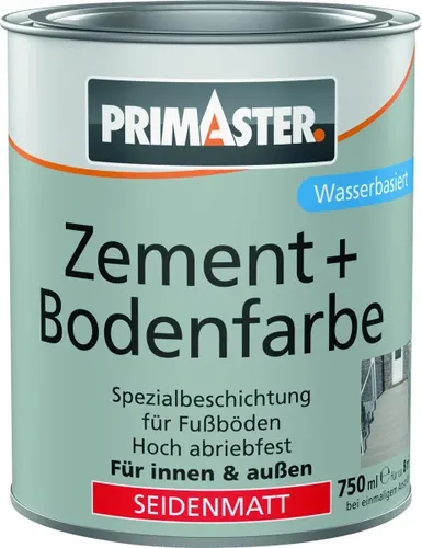 Primaster  Zement und Bodenfarbe 750 ml anthrazitgrau  Bodenfarbe