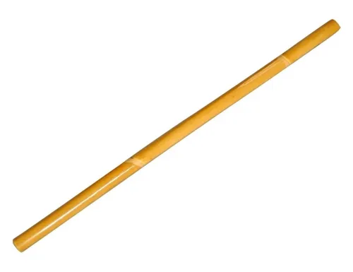 BAY-Sports Holzschwert Escrima 65 cm Langstock Arnis Rattan ungeschält SV Krav Maga Kung Fu (Für Vollkontakt geeignet, Rattan Bambus), Selbstverteidigung, Ju Jutsu, Kobudo, sehr stabil, Kali