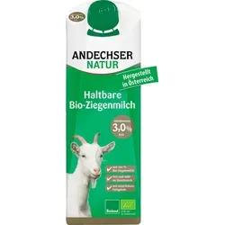 Andechser Natur Ziegen-H-Milch 3,0% 1l