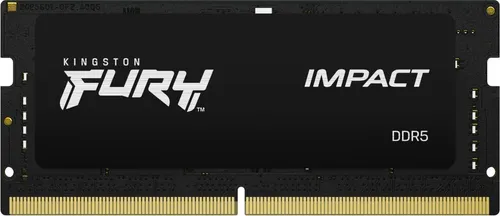 Kingston FURY Impact DDR5-RAM 16GB (2 x 8GB, 4800 MHz) - RAM für Multimedia und Gaming, bietet hohe Geschwindigkeit und niedrigen Stromverbrauch für optimale Leistung in Laptops und kleinen PCs.