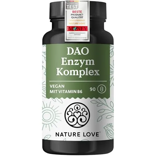 Produktbild NATURE LOVE® DAO Enzym Komplex – hochdosiert mit Vitamin B6