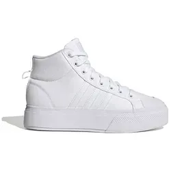 adidas Damen Bravada 2.0 Platform Mid Shoes - Damen-Sneaker mit regulärer Passform, stylishem Canvas-Obermaterial und bequemer Cloudfoam Einlegesohle für optimalen Tragekomfort.