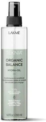 Lakmé TEKNIA Organic Balance Hydra-Oil 200 ml - 2-Phasen Leave-In Conditioner für alle Haartypen, mit 99% natürlichen Inhaltsstoffen, spendet intensive Feuchtigkeit und sorgt für seidiges, glänzendes Haar. Vegane Formel für bewusste Schönheit.