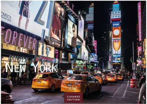 New York Kalender 2027 - Wandkalender von Casares - Erleben Sie die faszinierenden Ansichten von New York im Jahr 2027 mit diesem hochwertigen Wandkalender. Ideal für Zuhause oder das Büro, bringt er einen Hauch Großstadtflair in jeden Raum.