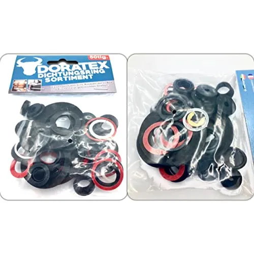 Dichtungsringe Set 50 Stück ~ Für Küche + Bad + Werkstatt u.v.m ~ Heimwerker Zubehör ~ Dichtungen