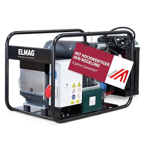 ELMAG SEB 16000WDE-AVR Benzin Stromerzeuger – Leistungsstarkes Notstromaggregat mit 15 kW