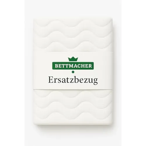 Bettmacher Matratzenbezug 90x200 cm - Matratzenauflagen, hygienisch und pflegeleicht, waschbar bis 60°C, ideal als Ersatz- oder Schonbezug mit praktischem 2-seitigen Reißverschluss für einfachen Bezug.