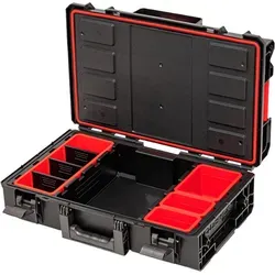 Qbrick System ONE 200 2.0 Profi Werkzeugkoffer - Werkzeugkoffer mit modularer Organisation, IP66 wasserdicht und ideal für Profis, perfekt für Ordnung im Handwerk.