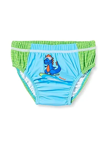 Playshoes UV-Schutz Windelhose Unisex Kinder Badehose Schwimmhose Badebekleidung, Flamingo zum Knöpfen, 74/85