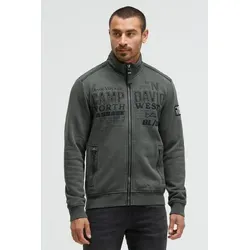 Camp David Herren Sweatjacke mit Ripstop-Details von CAMP DAVID