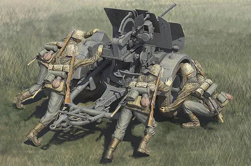 HobbyBoss 084418 1/35 Flak-Crew für Flak 38, 20 mm