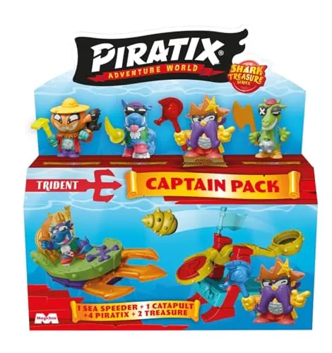 PIRATIX ADVENTURE WORLD Piratenfigurenspiel, Verschiedene Modelle, inklusive Schiff und Charakteren