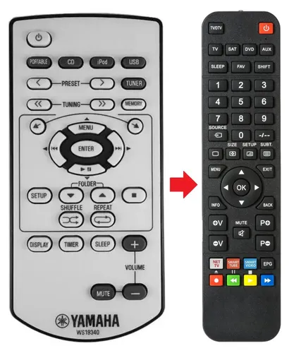 Yamaha Fernbedienungen von ARKAIA