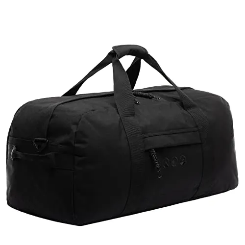 SONS OF ALOHA Reisetasche OAHU groß XL - recyceltes Meeresplastik, wasserabweisend - Faltbare Sporttasche - Handgepäck schwarz