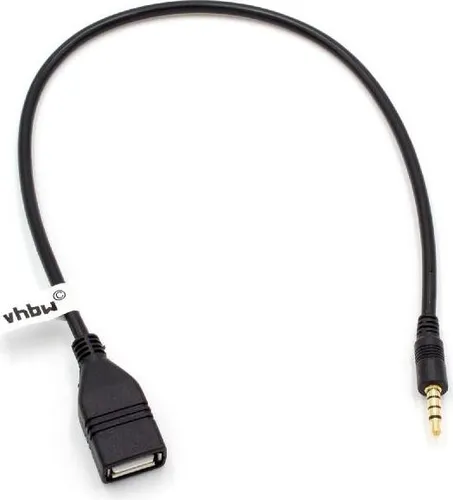 vhbw Adapter OTG kompatibel mit Pioneer Mobilgerät