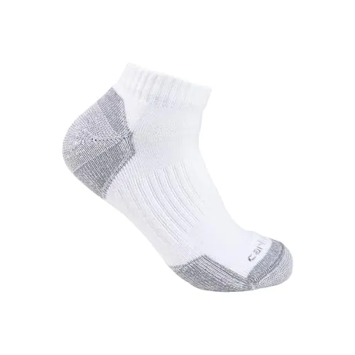 Carhartt SC6203M Crew-Socken für Herren, 3er-Pack, Weiss/Opulenter Garten, Large - Hochwertige Crew-Socken aus Baumwollmischung mit Fersen- und Fußgewölbeunterstützung. Ideal für den täglichen Gebrauch, bieten sie Komfort und Langlebigkeit.