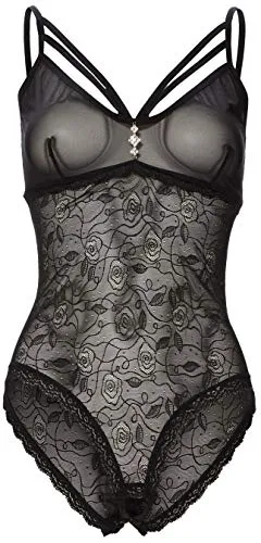 OBSESSIVE TEDDIES Damen Kleid - Verführerisches Multicolor-Kleid in Größe L/XL, ideal für besondere Anlässe und romantische Stunden.