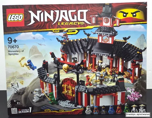 Produktbild LEGO NINJAGO 70670 Kloster des Spinjitzu