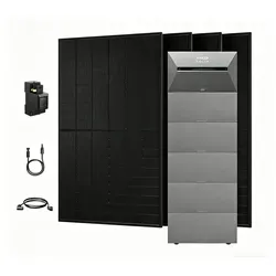 Powerness® Balkonkraftwerk mit Speicher – Anker SOLIX Solarbank 3 E2700 Pro - Powerstations mit einer maximalen Systemkapazität von 16.1 kWh für höchste Autarkie. Die Kombination aus 5 Erweiterungsakkus und 4 JA Solar Modulen bietet optimale Energieversorgung und flexibles Energiemanagement.