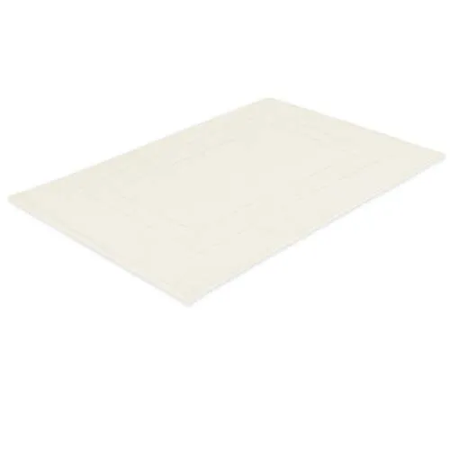 EXKLUSIV HEIMTEXTIL Frottier Handtücher Badvorleger 50 x 80 cm Naturweiß 700 g