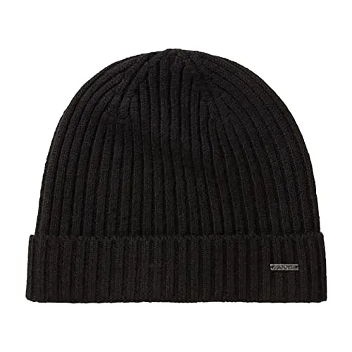 Joop! Herren Strickmütze aus 100% Wolle, Black von JOOP!