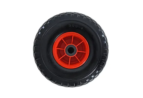 ESTEXO Ersatzrad Sackkarrenrad PU 3.00-4 Reifen Ø 260 mm Vollgummi Sackkarre Nadellag