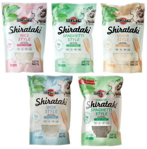 Sorten Miyata SHIRATAKI - Rice, Spaghetti, Seaweed, Udon, Wok STYLE je 200gATG 5