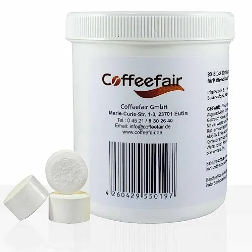 Coffeefair Reinigungstabletten 90 x 3g | Reinigungs-Tabs für Thermoplan, Saeco