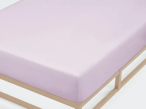 Biberna Jersey - Spannbetttuch  90 x 190 - 100 x 200 cm  Flieder Spannbettlaken