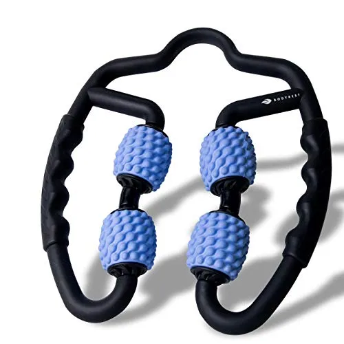 BODYREST Muskel-Massageroller, Faszienroller & Selbstmassage. Anti Cellulite, Nacken, Schulter, Oberschenkel, Beine und Arme. Entspannung um die Welt der Faszien