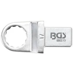 BGS Einsteck-Ringschlüssel 17 mm Aufnahme 14 x 18 - 6903-17