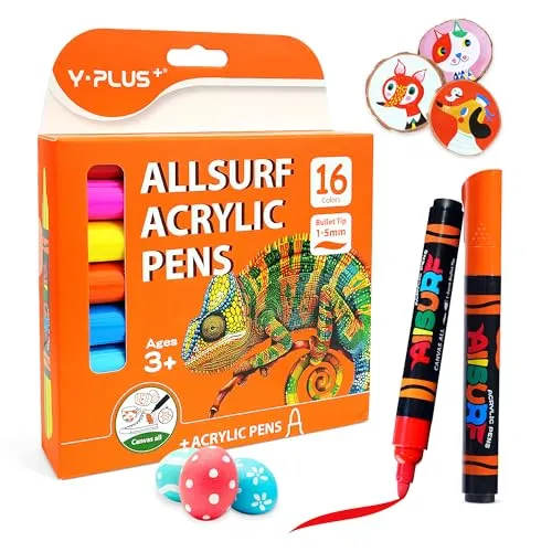 YPLUS Acrylstifte für Steine Wasserfest