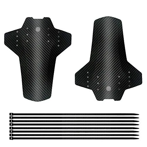 Gativs 2 Stücke Schutzblech Schutzbleche Mountainbike Mudguard Mountainbike Spritzschutz Mudguard Fender Downhill Schutzbleche Fahrrad Zubehör mit 8 Kabelbinder für Fahrrad