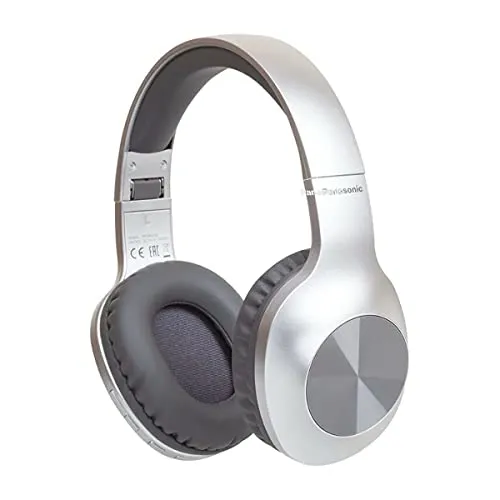 Panasonic RB-HX220BDES - Kabellose Over-Ear-Kopfhörer, ergonomische Passform und extra Bass, 23 Stunden PlayBack, faltbares Design in Silber