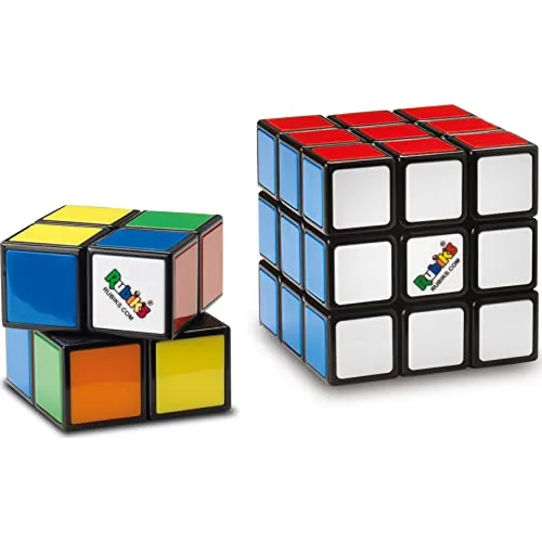 Rubik's Cube Advanced 3 x 3 + 2 x 2 – buntes Puzzlespiel Set mit 2 x 2 und 3 x 3 Originalwürfeln in passender Farbe – 6064009 – Spielzeug für Kinder ab 8 Jahren