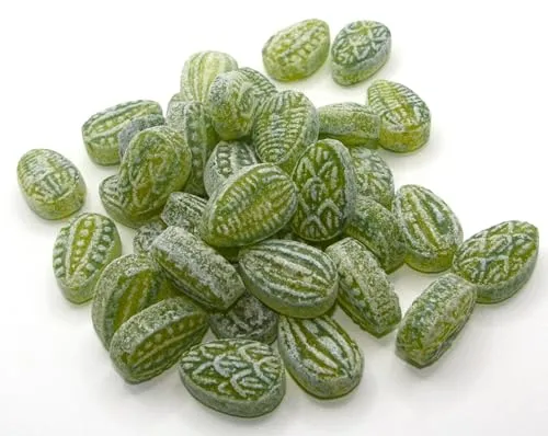 gr. Gurke Zitrone Bonbons die Jahrmarkt Süßigkeit von Jahrmarktbonbon 250