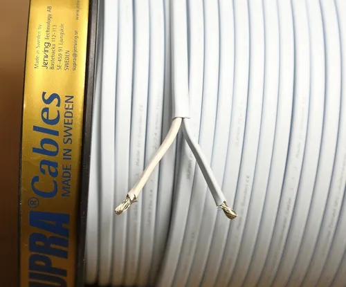 Supra Cables High-End Lautsprecher-Kabel Ply 2x3.4 eisblau - METERWARE-