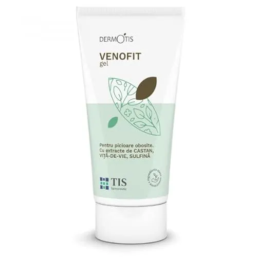 TIS VenenKrampfadern Gel 50g Venöse Durchblutungsstörungen, strafft zerbrechliche Kapillare, wunde Beine, Muskelkrämpfe, reduziert Schwellungen, venotonische Wirkung, müde, geschwollene Beine und Füße