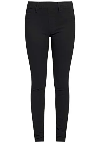 OXMO Gesine Damen Jeans Skinny Fit - Schwarz, W34/30 - Stylische Skinny Fit Jeans für Damen aus weichem Denim, ideal für vielseitige Outfits. Nachhaltige Produktion mit recycelten Materialien für ein gutes Gewissen.